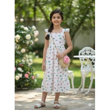 Imagem de Vestido rafaela borboleta - MODAS LEONARDO, 10, Branco