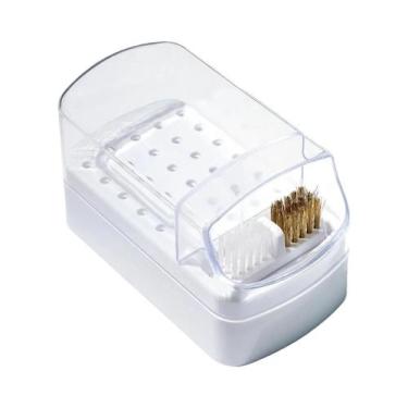 Imagem de Caixa Organizadora De Brocas Para Unhas Com 7/30 Furos, Para Manicure,