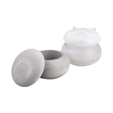 Imagem de Molde De Silicone Para Resina Epóxi DIY Para Gesso, Concreto, Caixa De