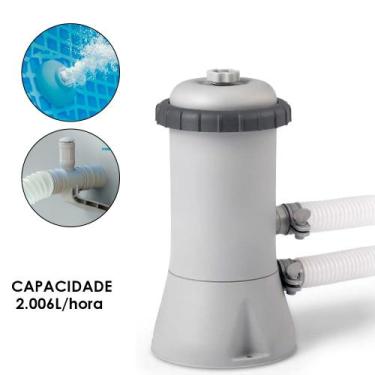 Imagem de Filtro para piscina de armação e easy set 110v/220v 2.006 litros hora 