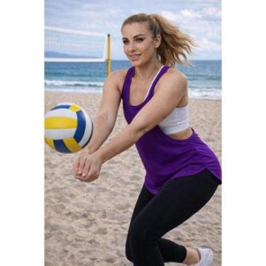 Imagem de Regata Fitness Feminina Alongada Costas Abertas Em Y Academia Treino-Feminino