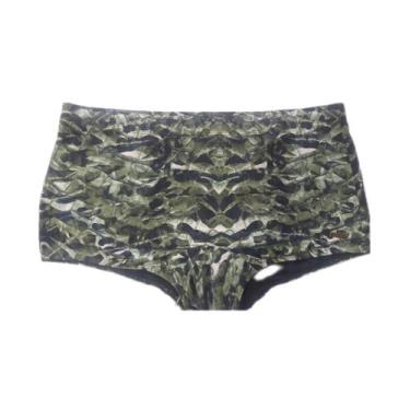 Imagem de Sunga Estampada Adulto Boxer - Sol e Água, Estampado, Verde, P