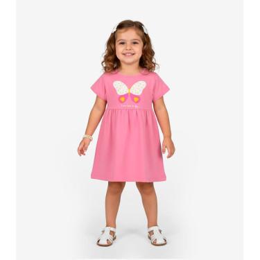 Imagem de Vestido Infantil em Molecotton Select Rosa