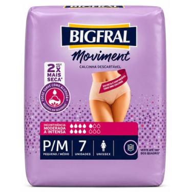 Imagem de Fralda bigfral movement calcinha descartavel peq/med c/7 - BIGFRAL S/N