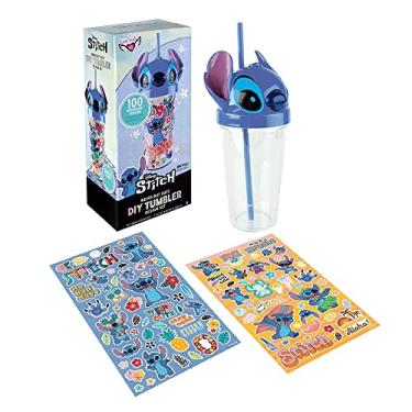 Imagem de Fashion Angels Disney STITCH Tumbler Design Kit - Includes 16 oz Experiment 626 Tumbler and 100 Waterproof Lilo and Stitch Stickers - Ages 8 And Up