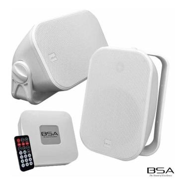 Imagem de Caixa De Som Kit Fácil Aw4-W Com Amplificador