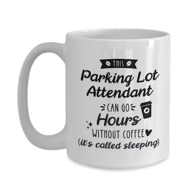 Imagem de Caneca de café para assistente de estacionamento, presente para assistente de estacionamento, presente para assistente de estacionamento, presentes para assistente de estacionamento, presentes para amigos, atendente de estacionamento, presente de agradecimento, ideia de presente de aniversário e Nat