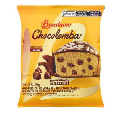 Imagem de Mini Chocolomba Gotas de chocolate Bauducco 80g