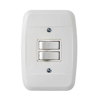 Imagem de Interruptor Embutir Simples 2 T.s Branca 42100 - Pezzi