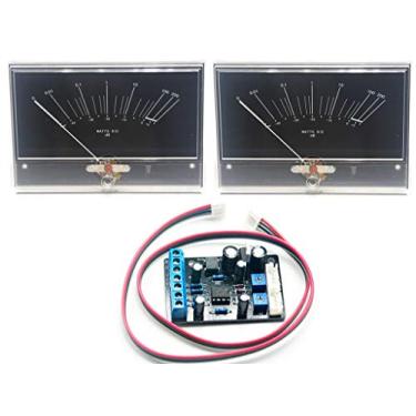 Imagem de 2 peças M-5000R Amplificador de potência VU Panel DB Level Meter com TA7318P VU Meter Driver Board