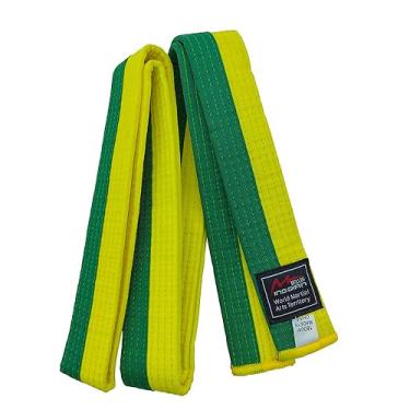 Imagem de Cinto de Taekwondo MingQian, Karatê, Judo, Suprimentos de Artes Marciais Aikido, Grau de Cor: Branco, Amarelo, Verde, Azul, Vermelho, Preto, Largura da Cintura 4 cm, Comprimento 200 cm-320 cm (320 cm,