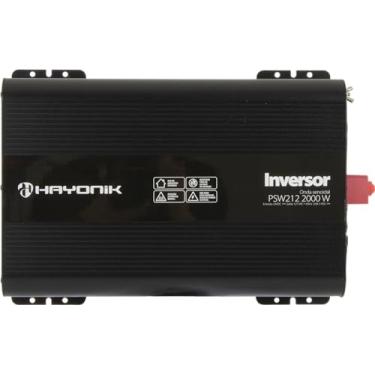 Imagem de HAYONIK, Inversor Off-Grid, Onda Senoidal Pura, Potência Nominal 2000W, Pico de Partida 4000W, Entrada 24VDC, Saída 127VAC - PSW212