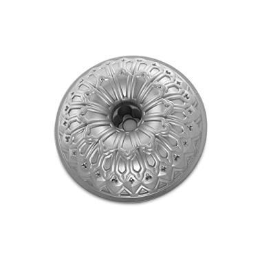 Imagem de Forma para Bolo Stained Glass Bundt em Alumínio Fundido Nordic Ware Prata/Dourado