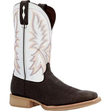 Imagem de Durango Rebel Pro Lite Dark Hickory & White Western Bota, Marrom chocolate, branco, 12