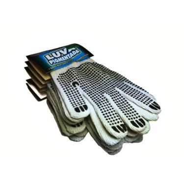 Imagem de 6 par de luvas pigmentadas de alta resistência centralsul, Branco, Alg