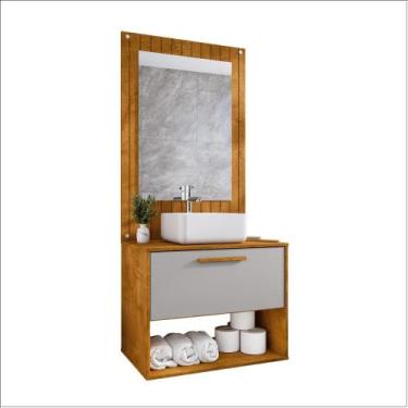 Imagem de Conjunto Para Banheiro Zenith MDP 12mm Com Cuba Naturalle Off White Of