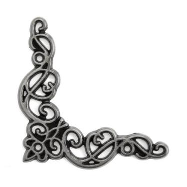 Imagem de Cantoneira Celta Grande 4 Peças Acabamento Decoração Caixas Bandejas E