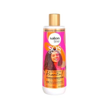 Imagem de Salon Line, Condicionador, SOS Cachos, De Repente Pronta, Vegano - Para Cabelos Cacheados e Crespos, 500ml