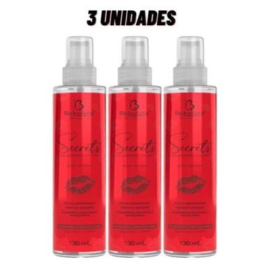 Imagem de Kit 3x Body Splash Desodorante Colônia Secrets 130ml - Bio Instinto