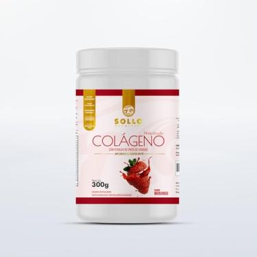 Imagem de Colágeno Hidrolisado 300g *COM FRUTAS DE VERDADE* (Ácido Hialurônico, Vitaminas Minerais, Coenzima Q10) - Sabor Morango