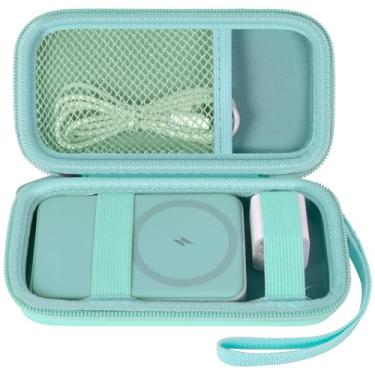 Imagem de casmilee Capa para bateria magnética Anker 10.000 mAh carregador portátil sem fio dobrável, 633/622/621/321 5.000 mAh Power Bank (MagGo), armazenamento para entrega de energia Baseus - Apenas capa