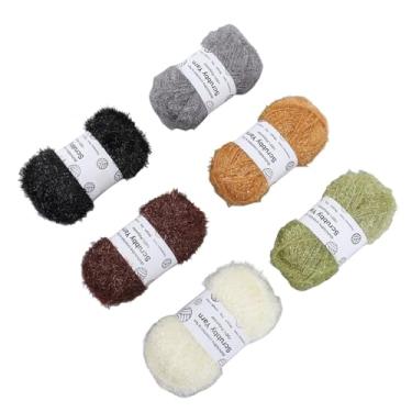 Imagem de Ferramentas de tricô Acessórios Sparkle Glitter, Luxury Scrubby Yarn Para Fazer crochê de Pano de Louça de Malha de Malha Com crochê Tone Tone Yarnting & Crochet