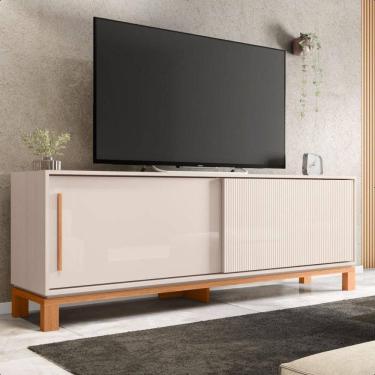 Imagem de Bancada Rack Para Até 65 Polegadas Jace Marrom Caemmun