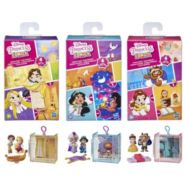 Imagem de Disney Princess Comics Perfect Pairs Set of 3 - Rapunzel, Aladdin and Jasmine, Belle Beauty and The Beast