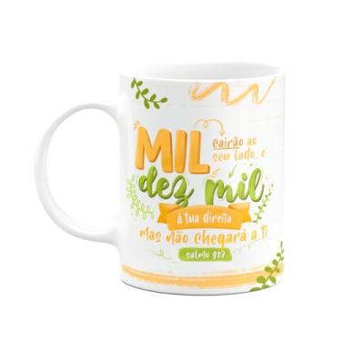 Imagem de JPS INFO, Caneca Salmo 91:7 - Mil cair?o ao seu lado