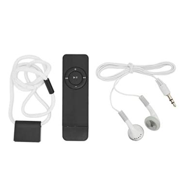 Imagem de MP3 Player Compacto e Portátil, Suporte de Som Sem Perda de até 64 GB de Mini Music Player para Estudantes que Dirigem Viagens, Ouça Romances, Com Longa Duração da Bateria (Preto)
