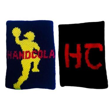 Imagem de Munhequeira HandCola 8 cm (par), Preto