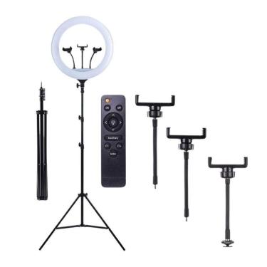 Imagem de Kit Ring Light 18 Polegadas Com Tripé E Controle Remoto