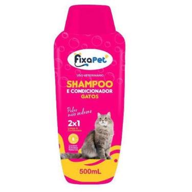 Imagem de Shampoo e condicionador fixapet 500ml - gatos - FNTPET