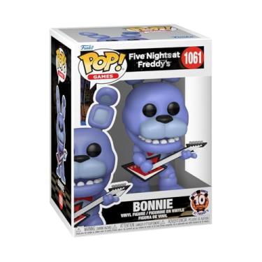 Imagem de Boneco Funko Pop! Five Nights At Freddy’s 10 anos - Bonnie com Guitarra