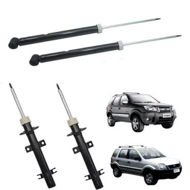 Imagem de Par Amortecedor Dianteiro E Traseiro Ecosport 2003 A 2012 - Embrasil