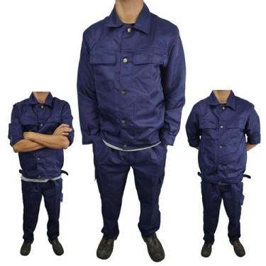 Imagem de Conjunto Uniforme EPI Profissional Segurança do Trabalho Obra Mecanico