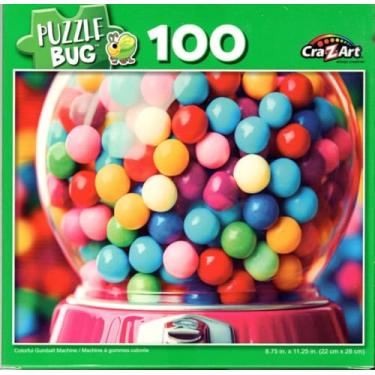 Imagem de Colorful Gumball Machine - 100-Piece Jigsaw Puzzle for Adult