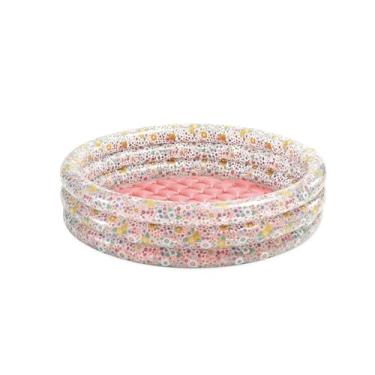 Imagem de INTEX Sweet Blossom Inflatable Baby Pool: Soft Inflatable Floor – 34" x 10" – for Kids Age 1-3