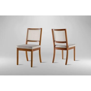 Imagem de Cadeiras p Mesa de Jantar c Telinha - Fiona - Requinte Salas
