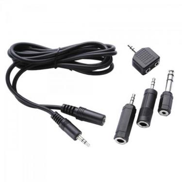 Imagem de Kit Adaptador C/4 + Cabo P2 ST + J2 ST 1,80M CBPD0004 Preto Generico