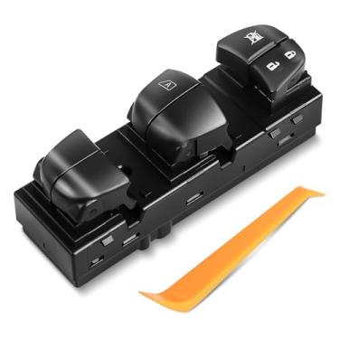 Imagem de JALIAMTE Interruptor de janela Master Power, botão de controle lateral do motorista compatível com Nissan Rogue 2014, 2015, 2016 e 2017, interruptor de janela de 3 + 16 pinos - substitui OEM # 25401