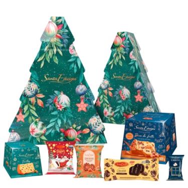 Imagem de Cesta De Natal Kit Natalino Magic Tree Santa Edwiges