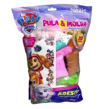 Imagem de Massa para Modelar Criativa, Magic Kids, Patrulha Canina, Skye, 300 Gramas, com Adesivos