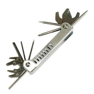 Imagem de Ferramenta de mergulho compacta 13 em 1, regulador multifuncional de aço inoxidável e ferramenta de reparo de válvula de tanque, equipamento de manutenção essencial para mergulhadores