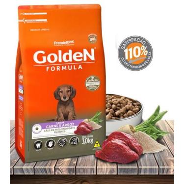 Imagem de Ração Seca PremieRPet Golden Fórmula Mini Bits Carne e Arroz para Cães