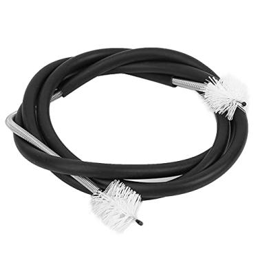 Imagem de Matybobe Escova de limpeza de tubo de corneta de trompete, design suave para cuidados com instrumentos, material de nylon e plástico, leve, ideal para tocadores de trompete de trompete