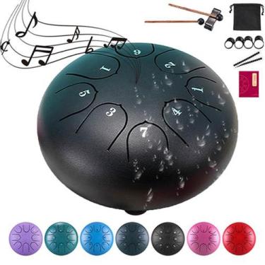Imagem de Tambor de língua de aço WXYINSPAS 15cm 8 Note Rain Music