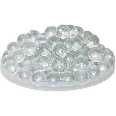 Imagem de DPWOUM 20pcs/Pack Transparent Pre Kindergarten Toys Clear Glass Marbles Solid Marble Beads Marbles Games Bouncing Ball Pinball Machine Vase Fish Tank Filler Home Decor (10mm)