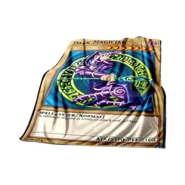 Imagem de Cobertor De Pelúcia Macio De Dragão Branco Com Olhos Azuis Yu Gi Oh An