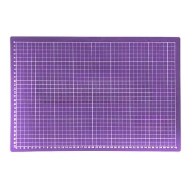 Imagem de Base Corte A2 60x45 cm Cara Dupla-Patchwork Artesanato para Costura, Scrapbook e Projetos Manuais em Casa Brasileira(Roxo)